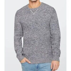 Even Tide Shaun Mixed Rope Yarn Stripe Crewneck Sweater - Size Medium